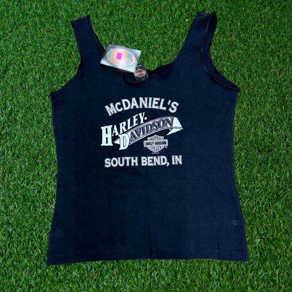 Floral Harley Davidson Tank - Picture 2 of 5